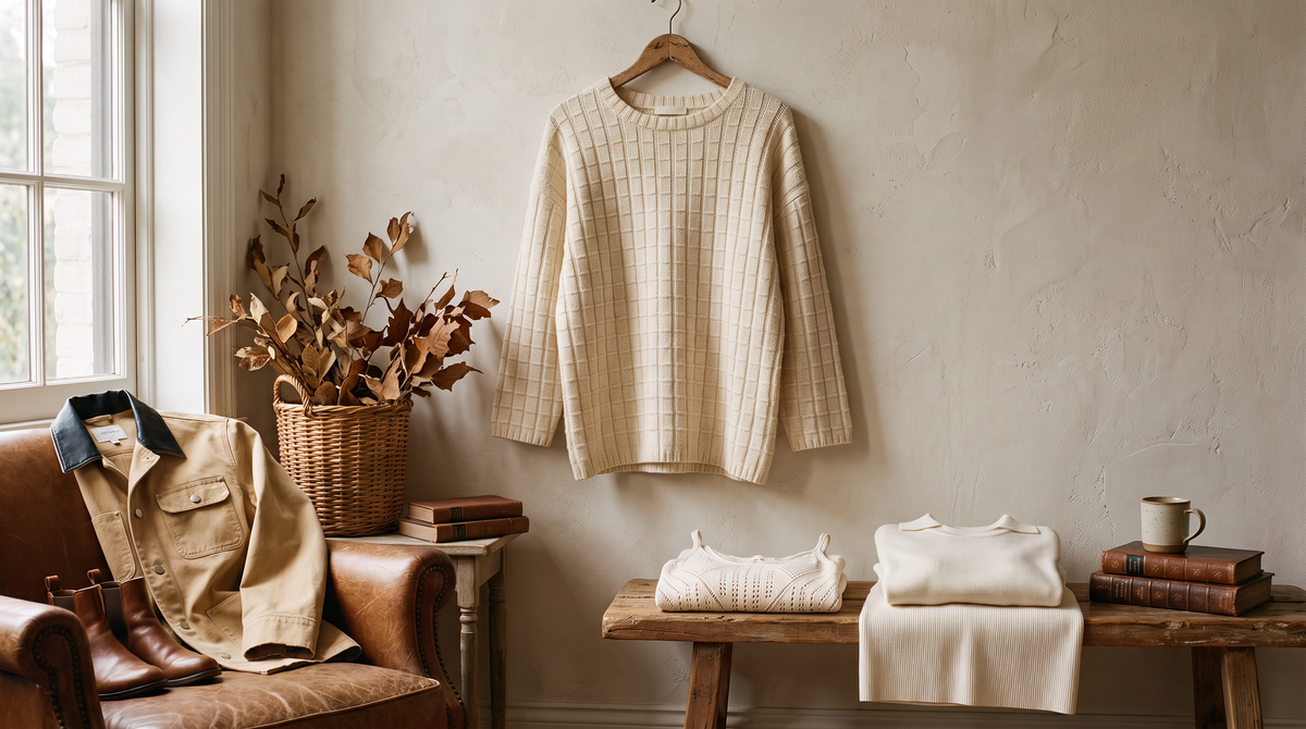 How to Wear an Oversized Sweater So It Reads Intentional, Not Borrowed