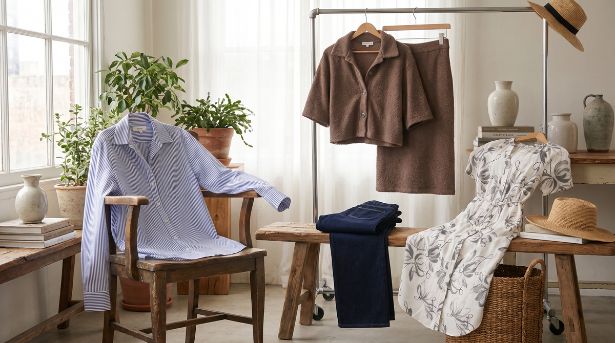 The Jean Shirt Formula: Why Wide-Leg Denim Is the Only Bottom You Need This Fall