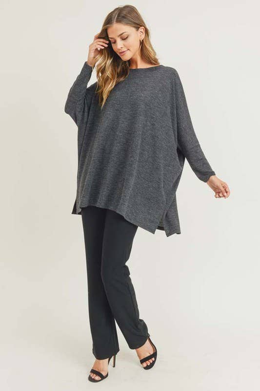Loose Tunic with Side Slit