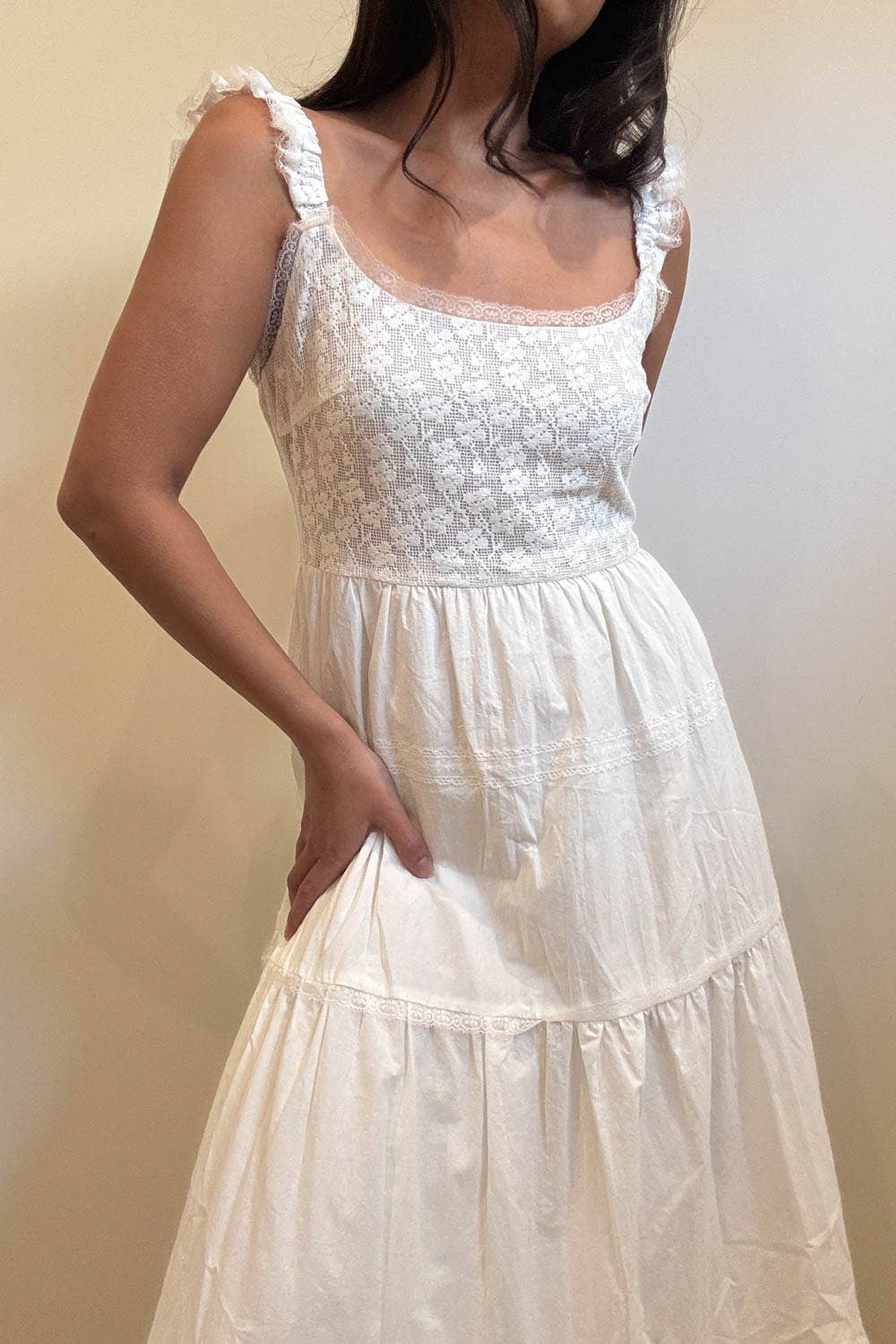 Tiered & Ruffled Maxi Dress