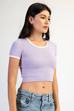 Lavender/White
