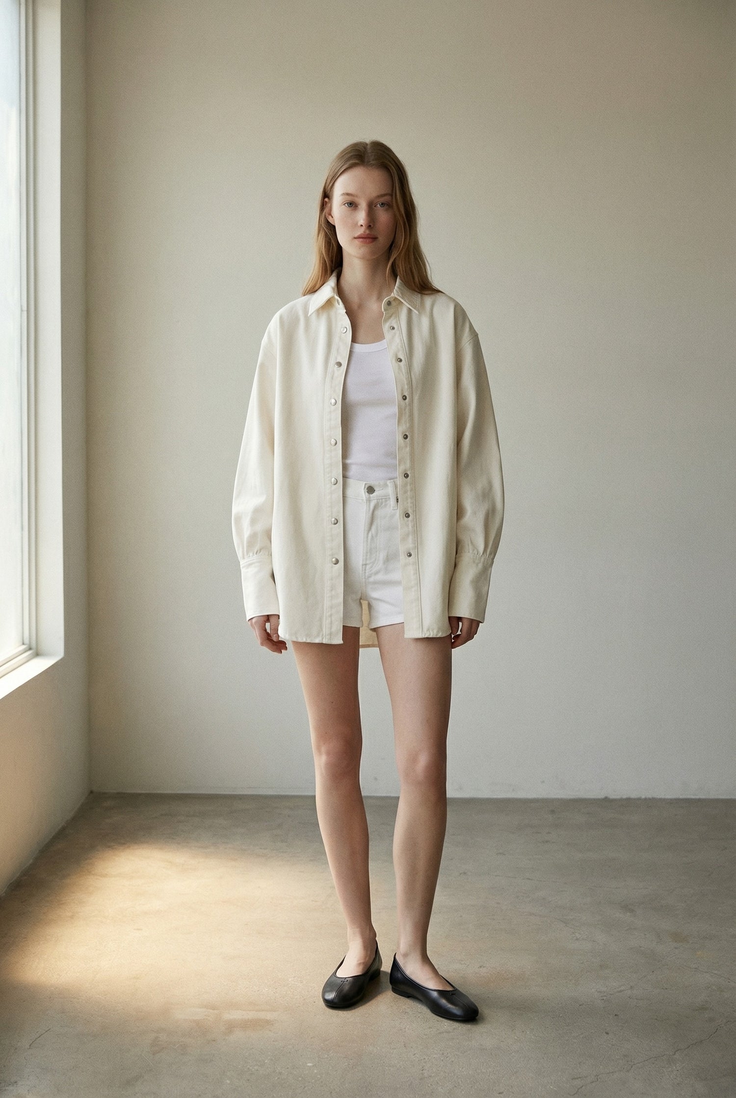 Denim Button Down Shirt