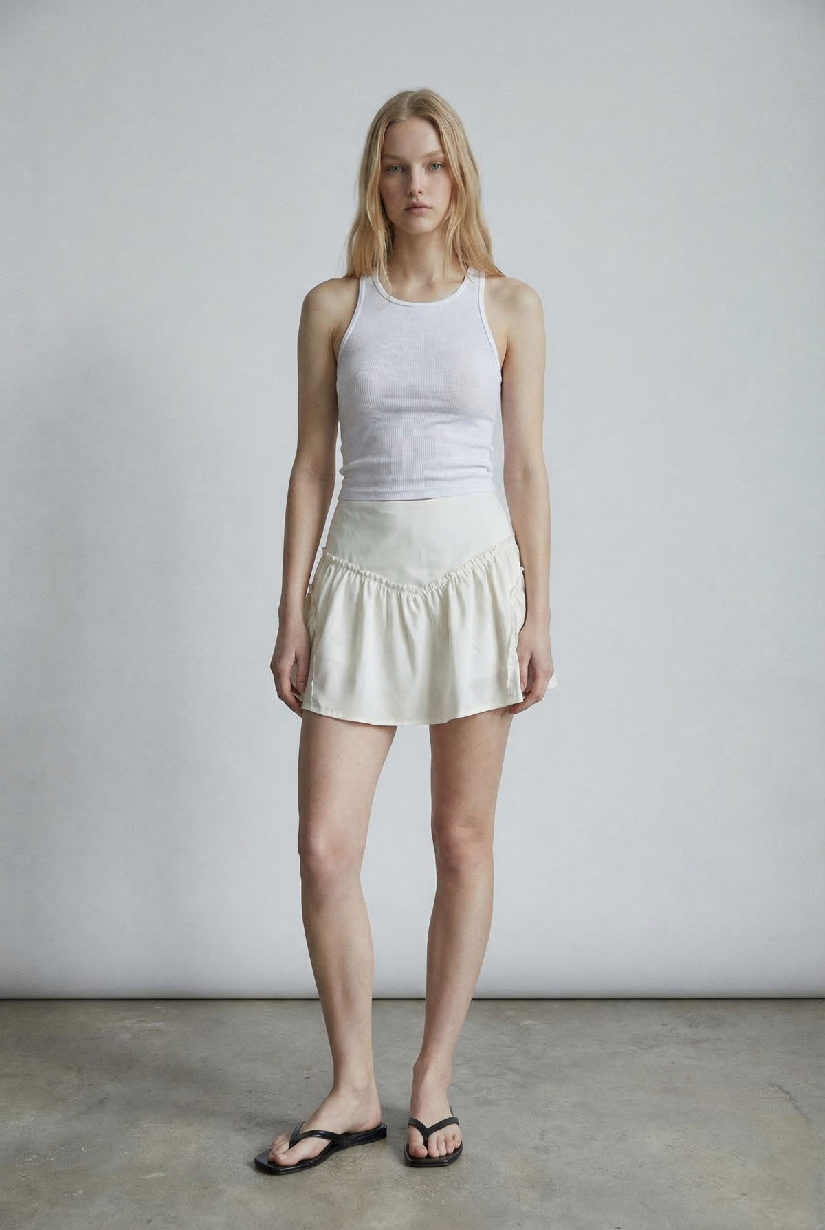 Mid Waist Skort