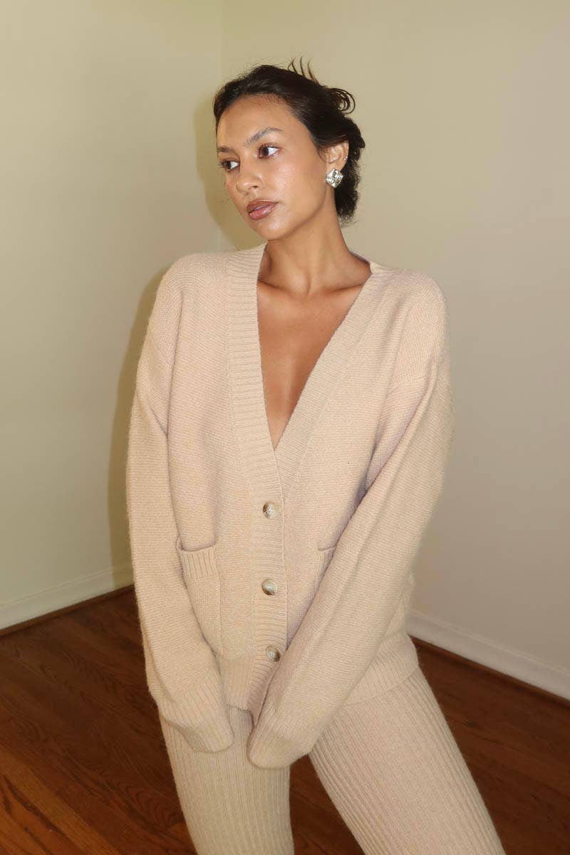 Knit Cardigan & Leggings Set