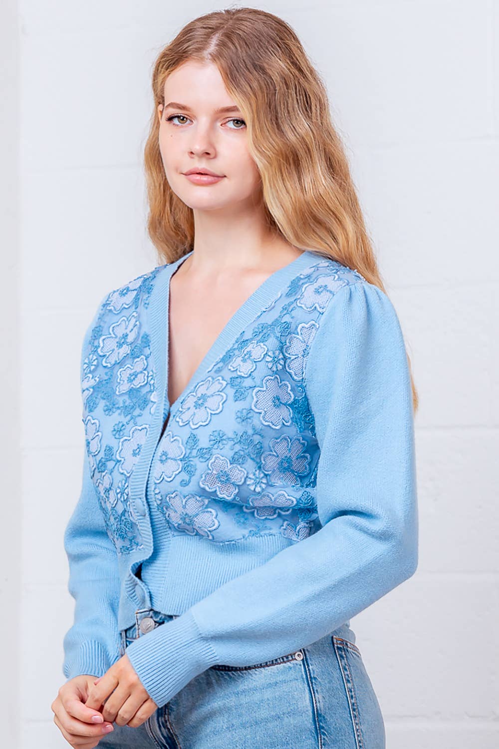 Long Sleeve V-Neck Cardigan