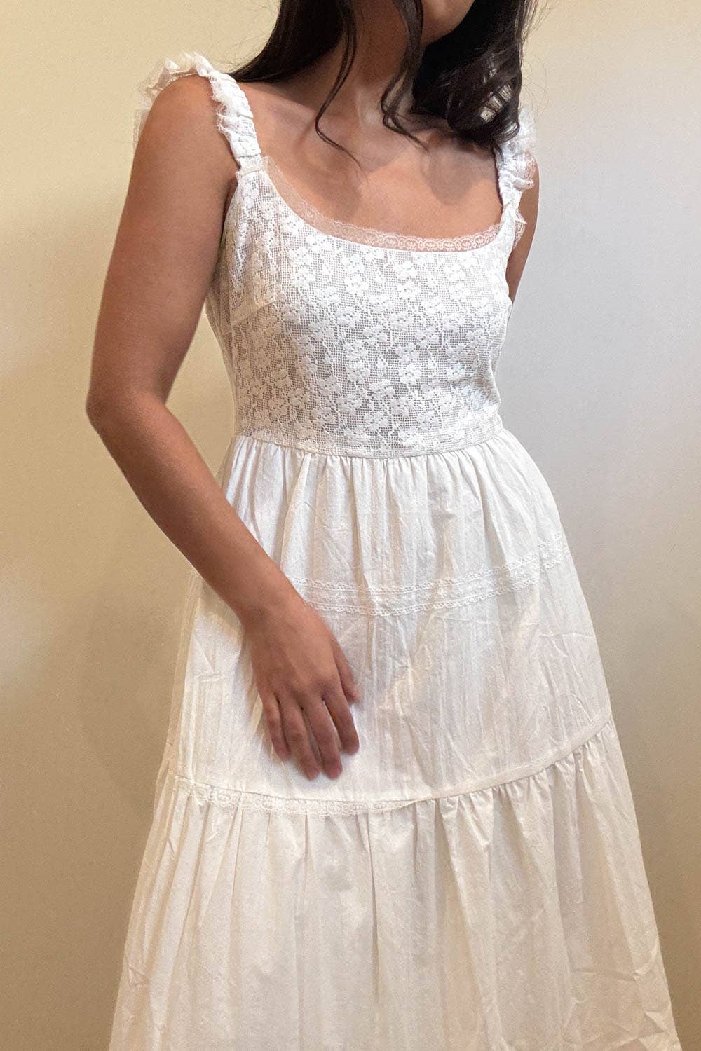 Tiered & Ruffled Maxi Dress