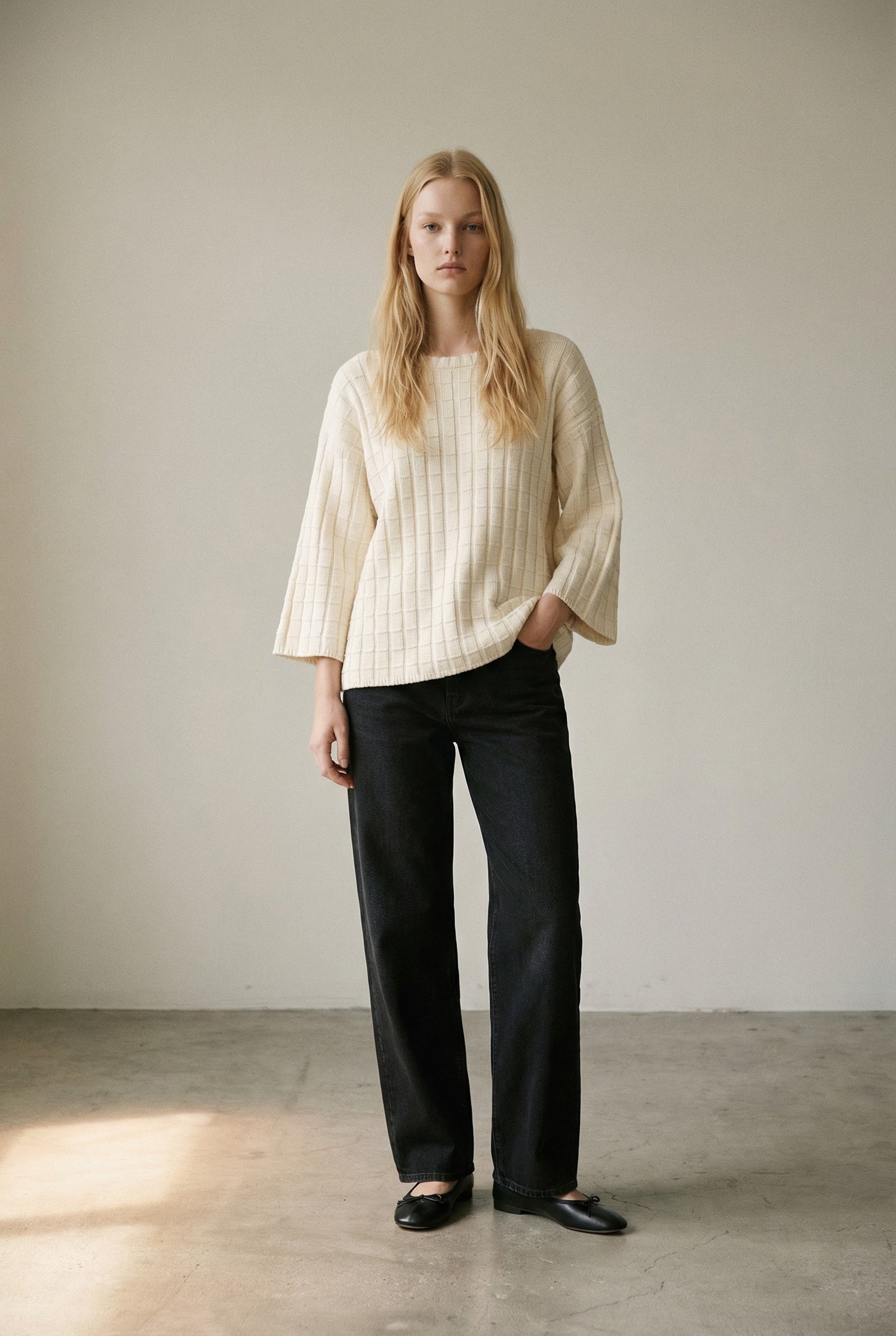Knit Boat Neck Short Sleeve Relaxed Fit Sweater Pullover Top