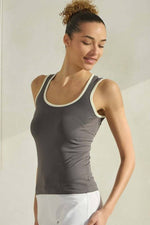 Charcoal/Ivory