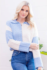 Cream/Blue