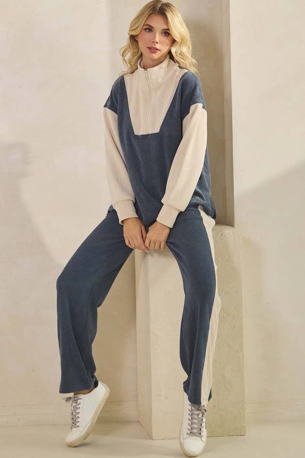 Denim/Ivory
