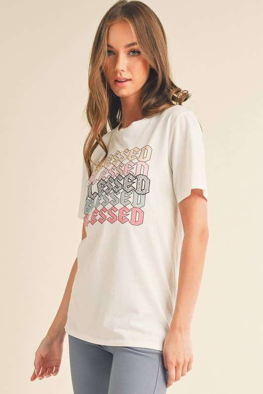 Women's Blessed Cotton Graphic T-Shirt