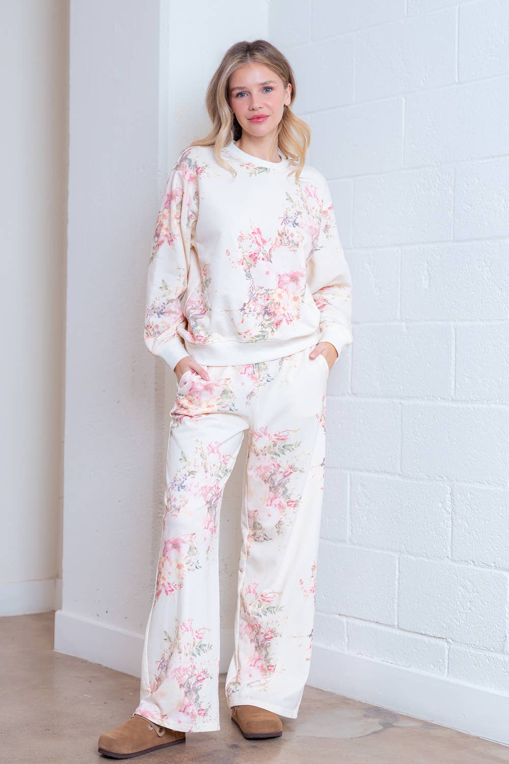 Floral Loungewear Pants Set for Comfort and Style