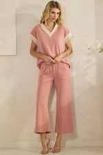 Dusty Rose/Oatmeal