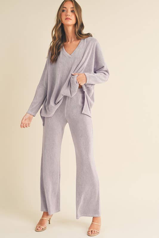 Women's Wide Leg Knit Pants