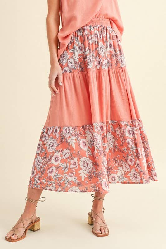 Women's Sun-Kissed Petals Dream Floral Skirt