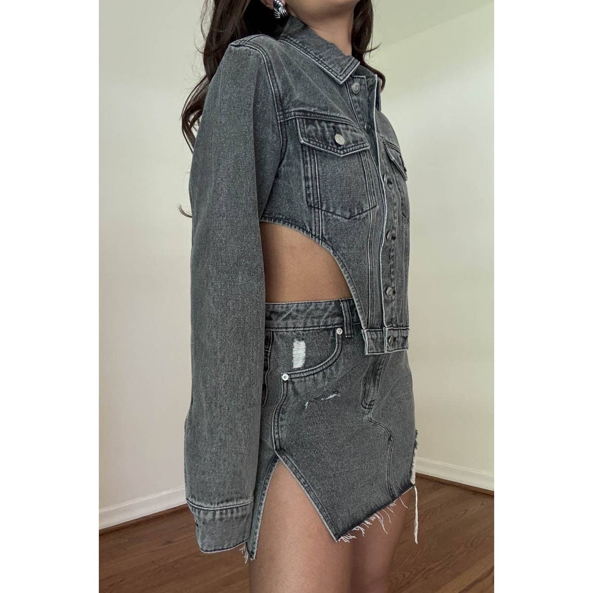 Denim Corset Jacket