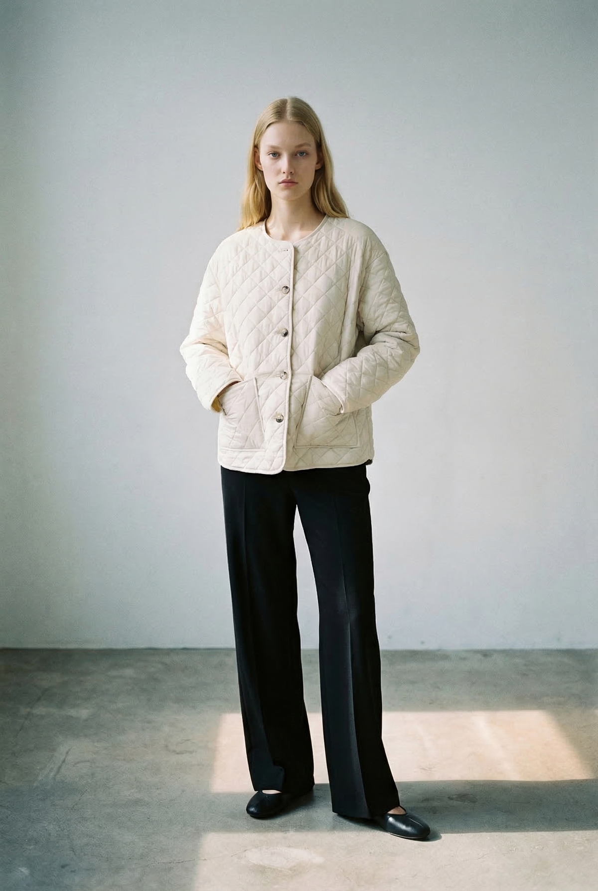 Padded Quilted Oversized Jacket