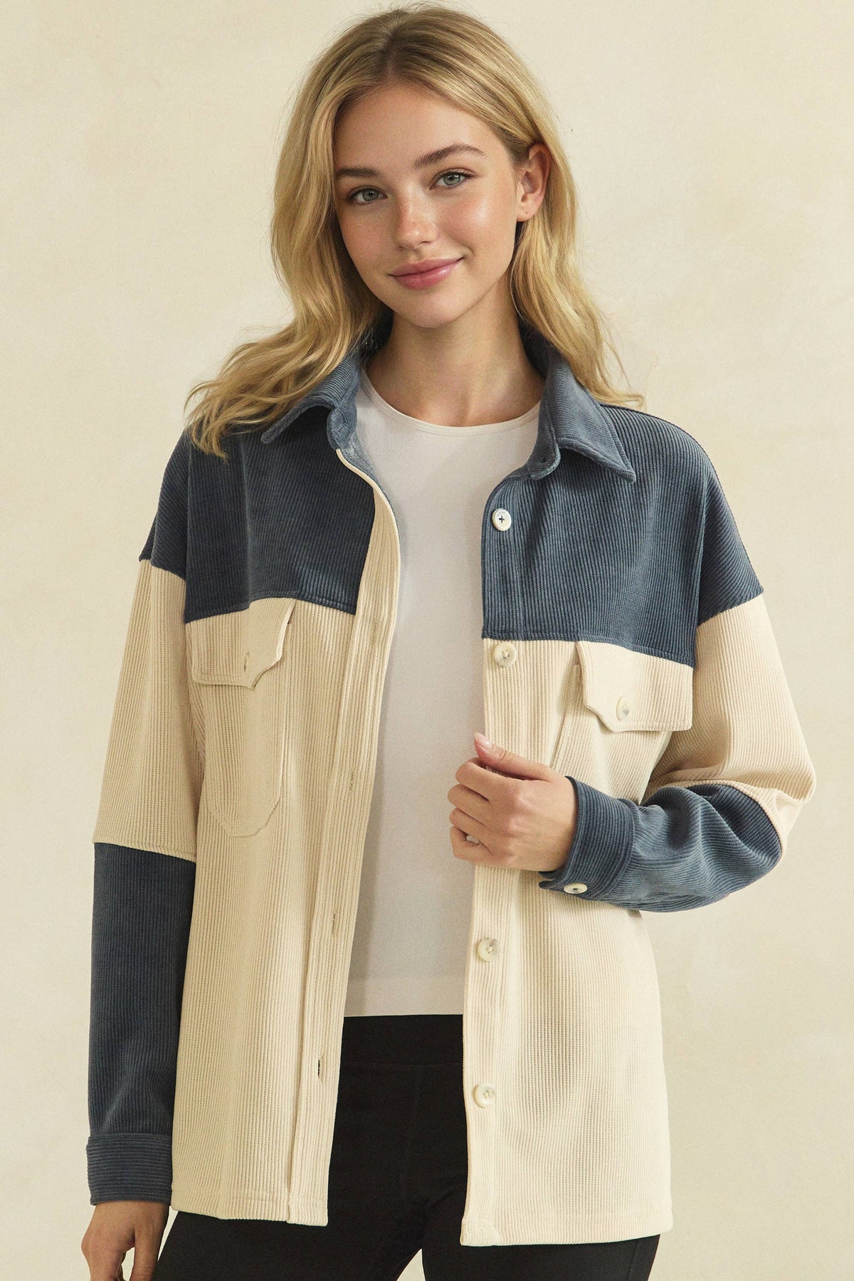 Ivory/Denim
