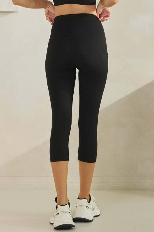 Cloudflex Activewear Capri Leggings W Pockets
