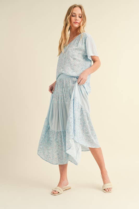 Cool Breezes Floral Matching Set