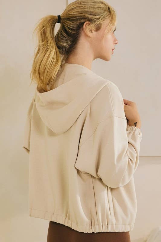 Women's Ultracomfy Zip-Up Jacket W/ Hoodie