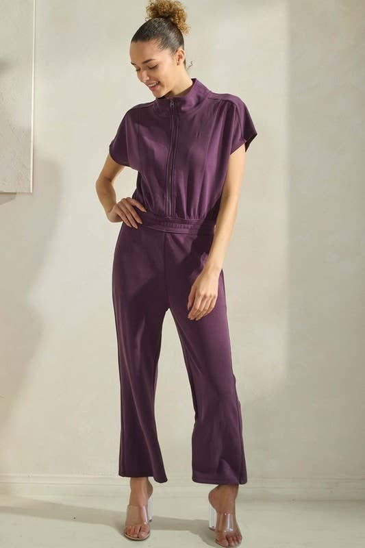 Women's Ultrachic Sofie Soft Short Sleeve Jumpsuit