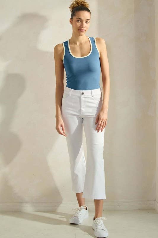 Denim/Ivory