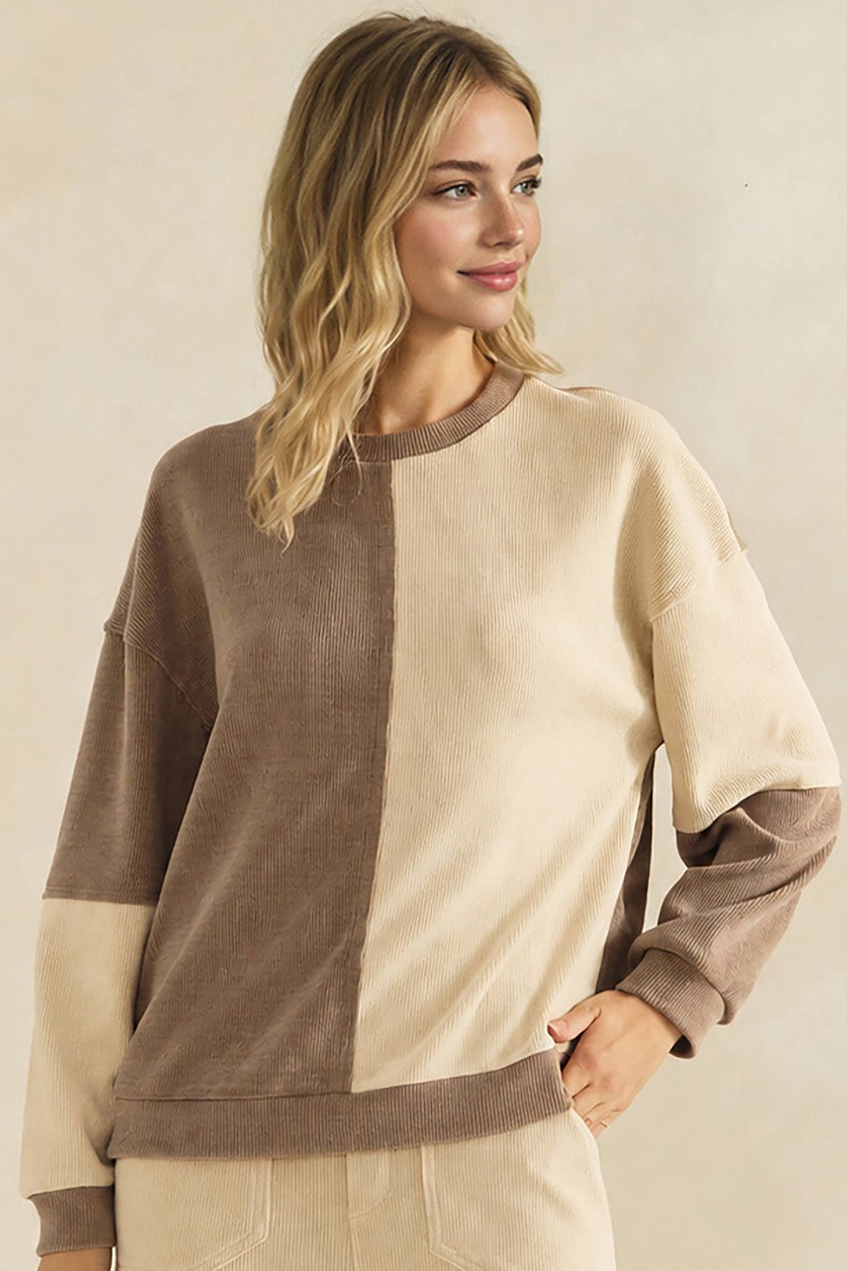 Khaki/Ivory