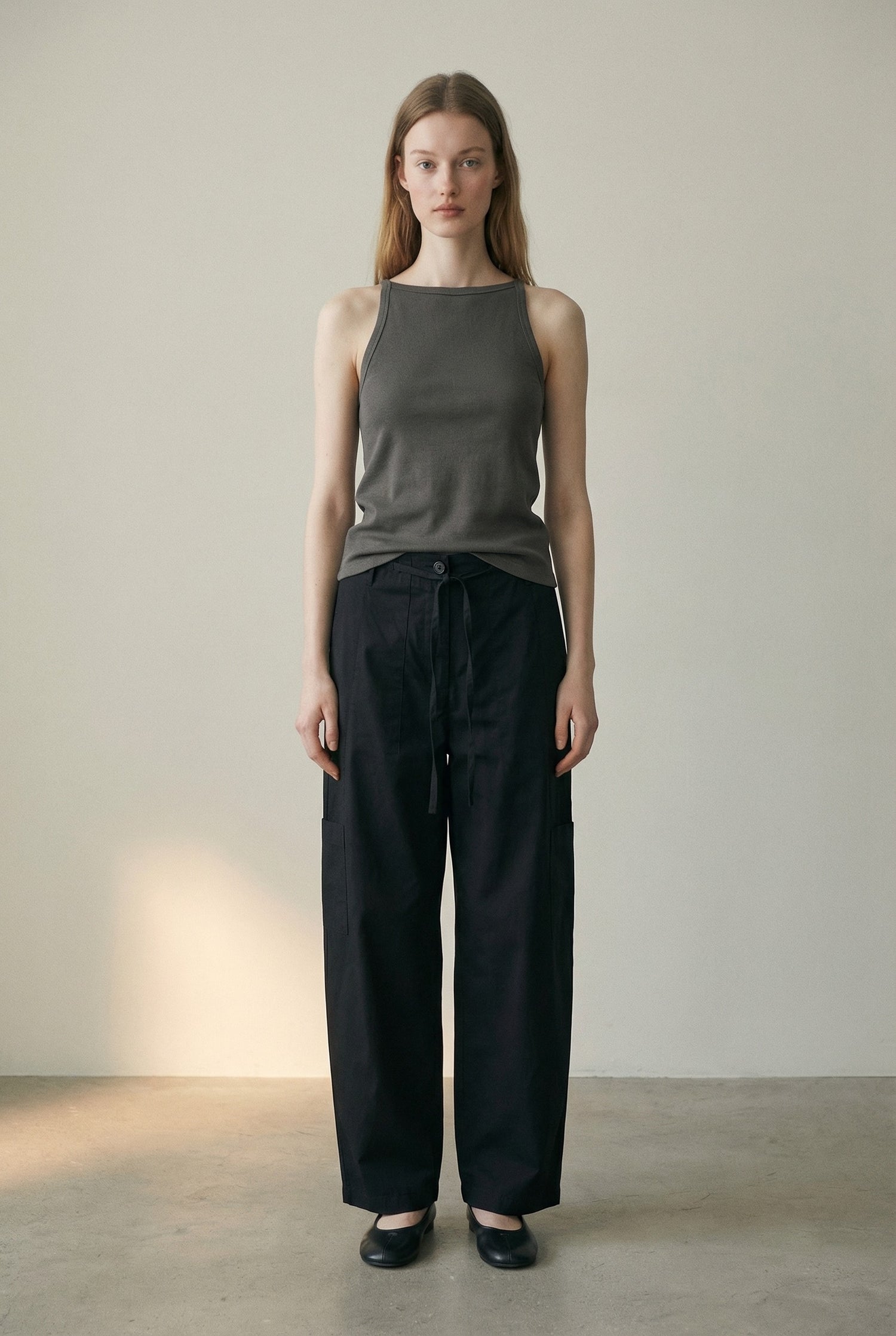 Cotton Balloon Cargo Pants