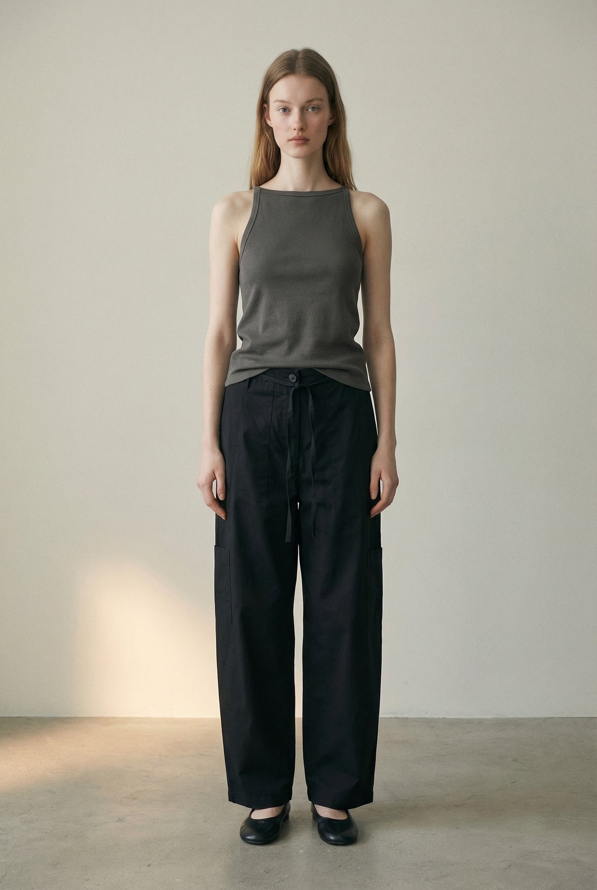 Cotton Balloon Cargo Pants