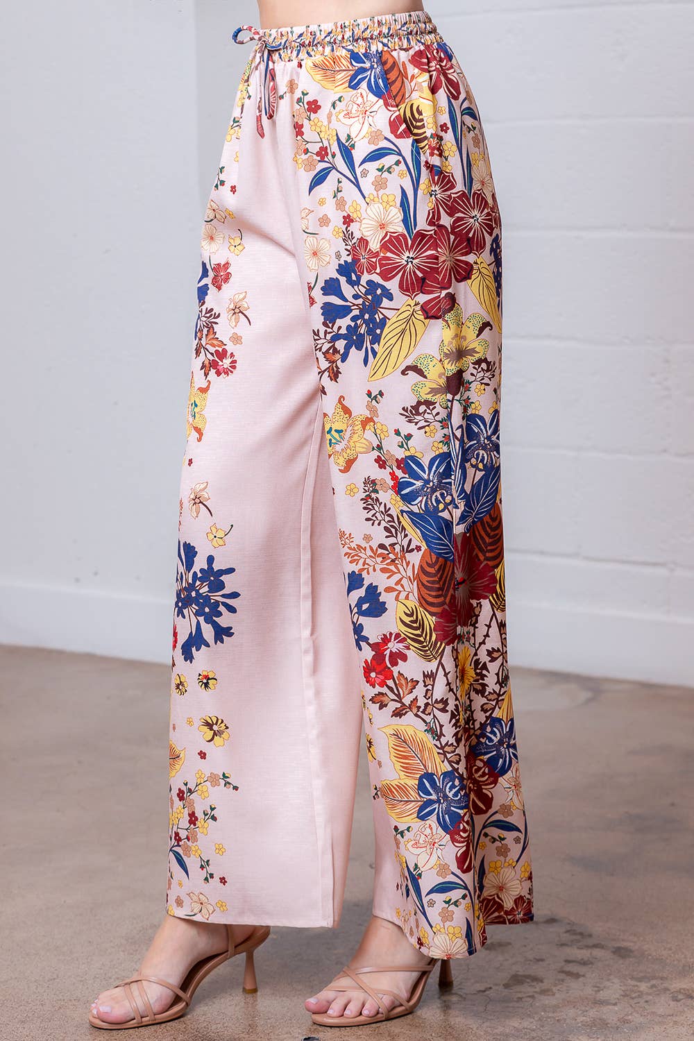 Floral Print Wide Leg Pants for Stylish Look