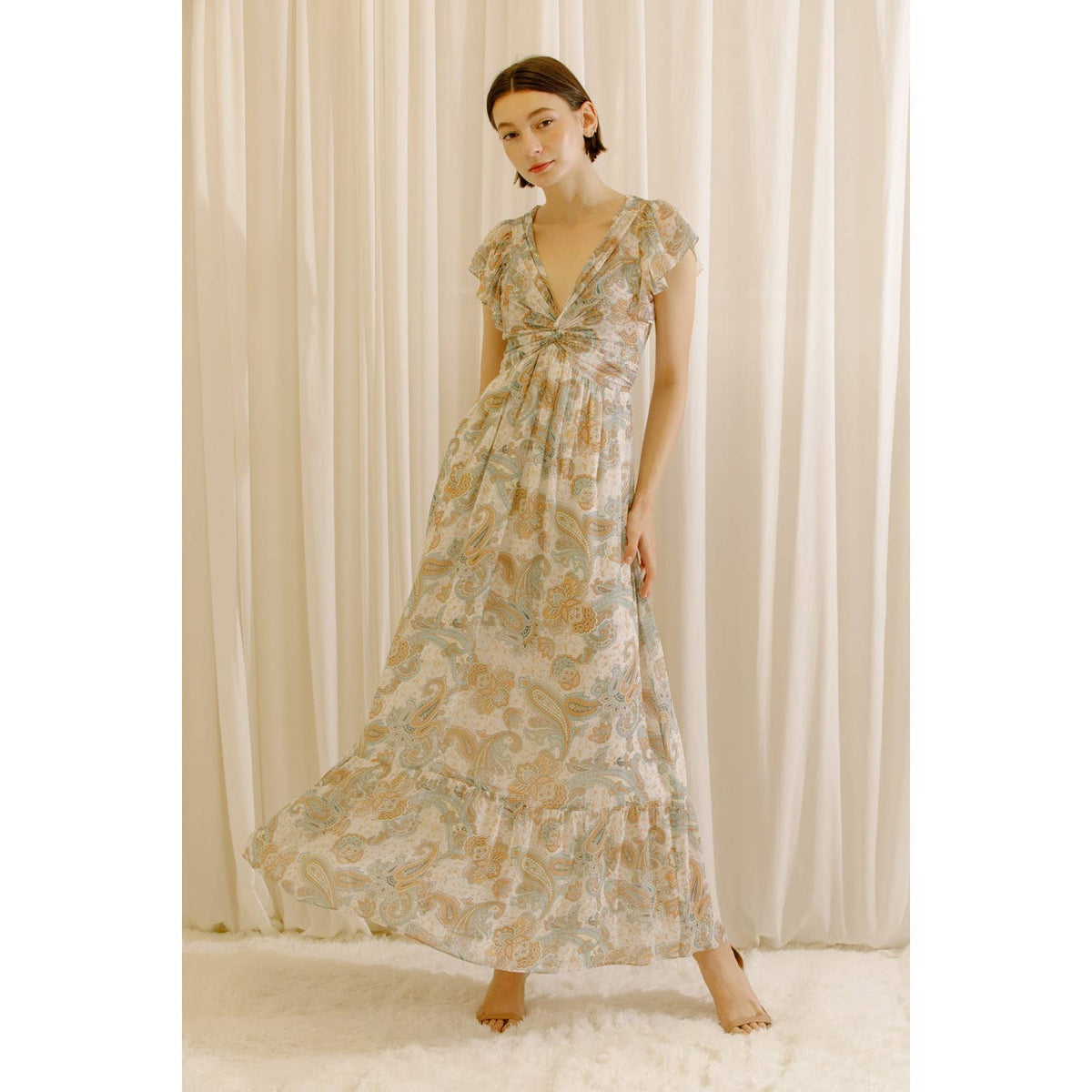 Large Paisley Maxi Dress
