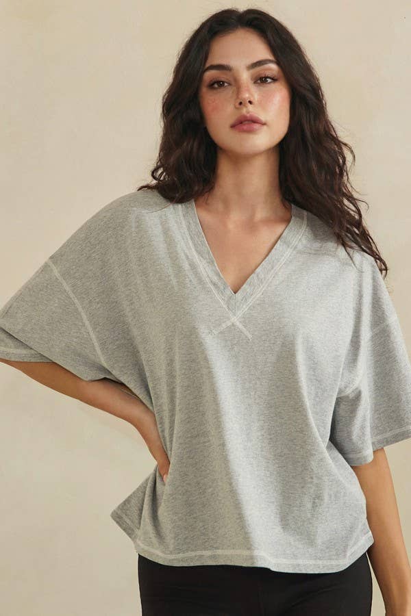 Heather Grey/White