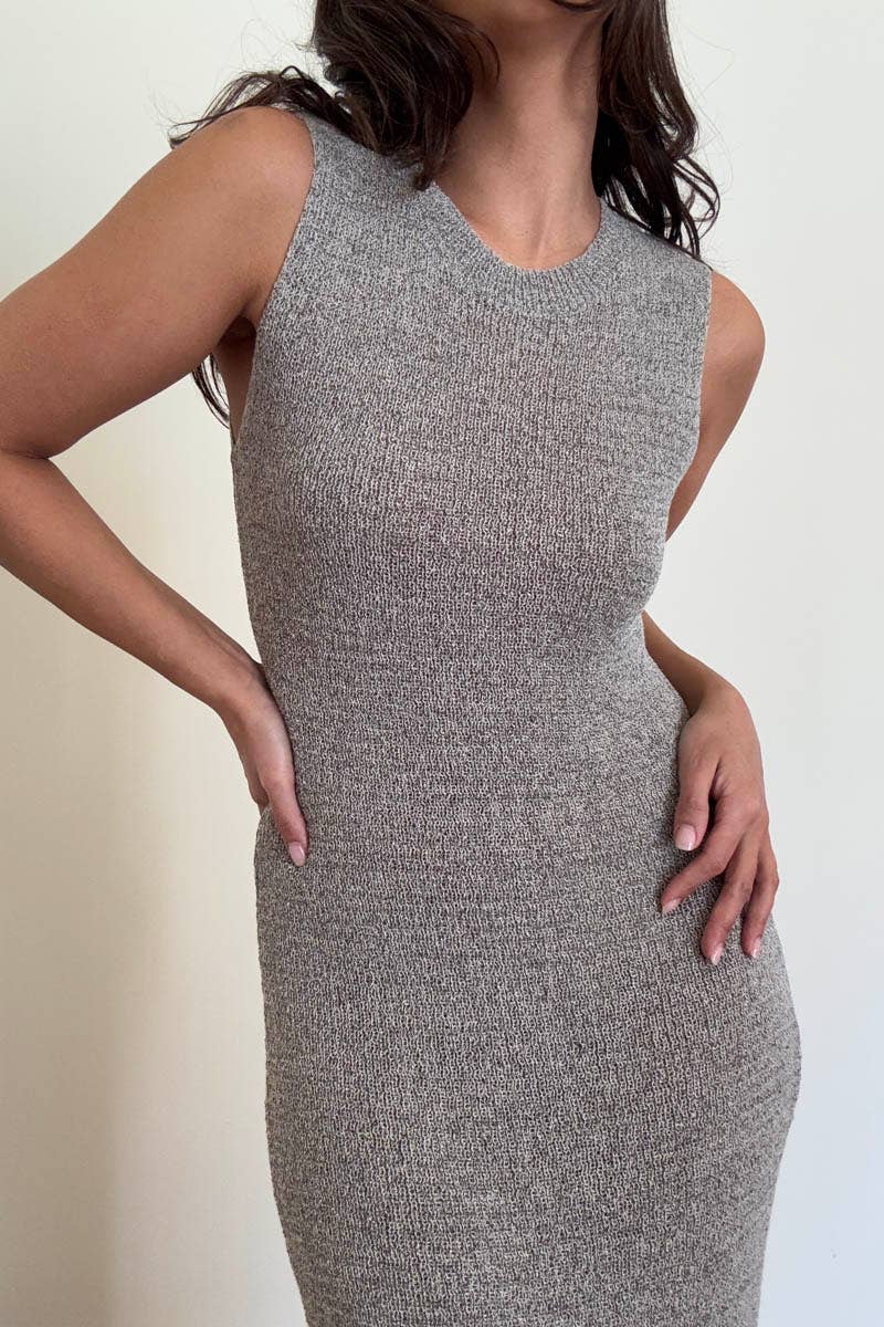 Knit Maxi Sleeveless Dress