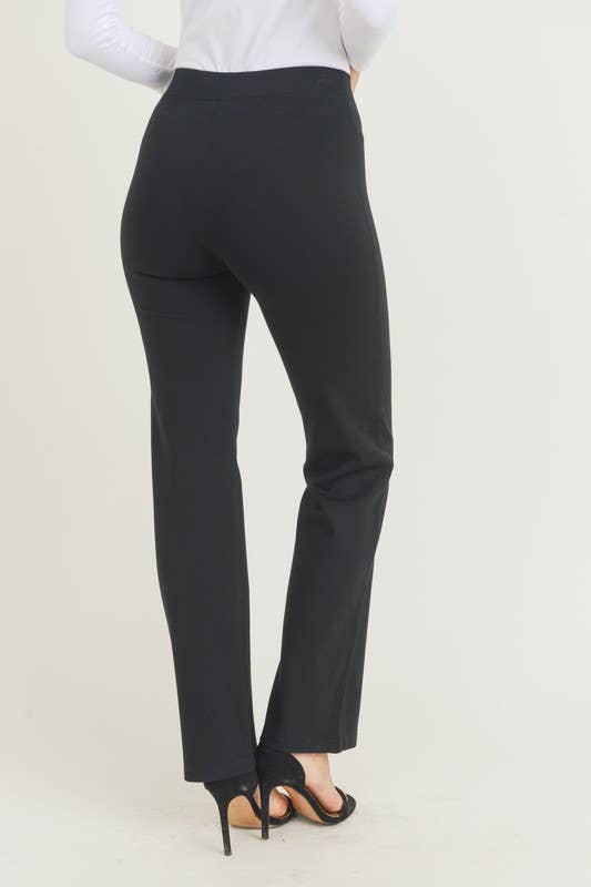 High-Rise Flare Bootcut Ponte Pants