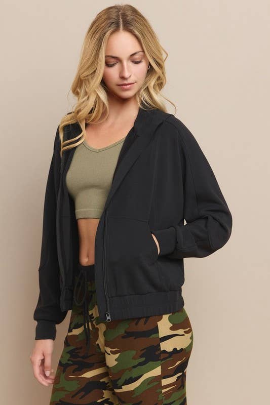Women's Soft Modal Scuba Jacket