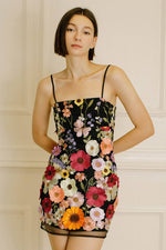 Black Multi Floral