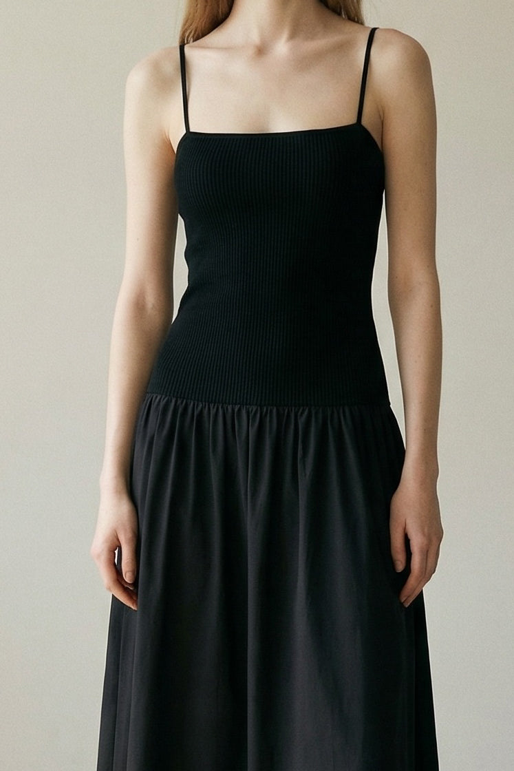 Back Tie-Up Detail Maxi Dress