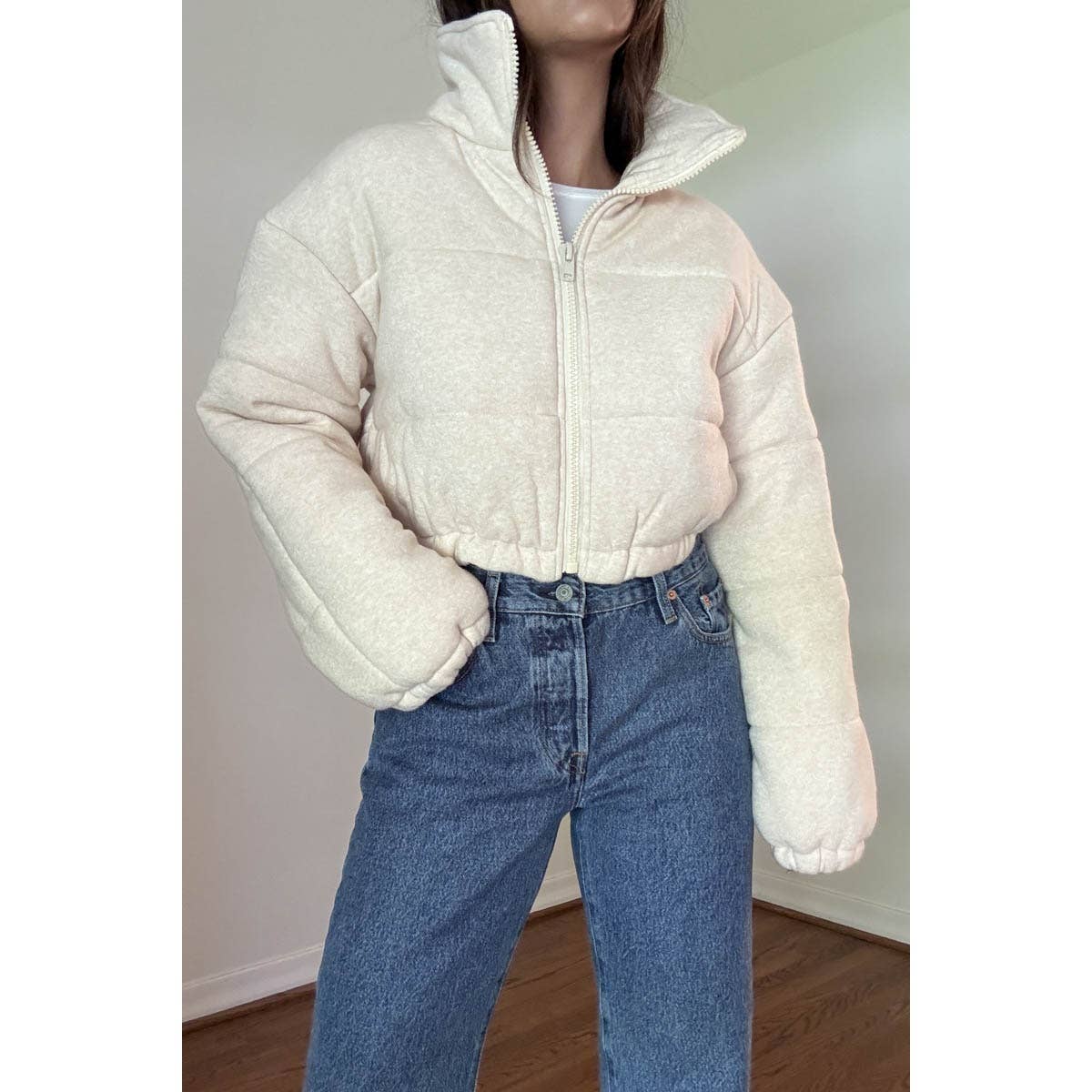Knit Puffer Jacket