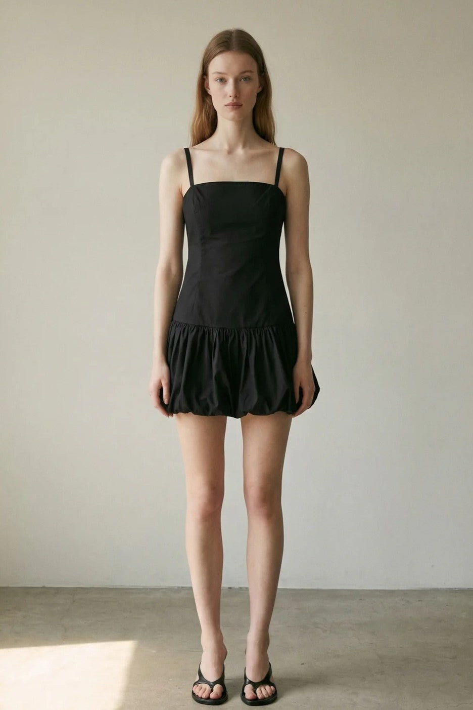 Balloon Skirt Mini Dress