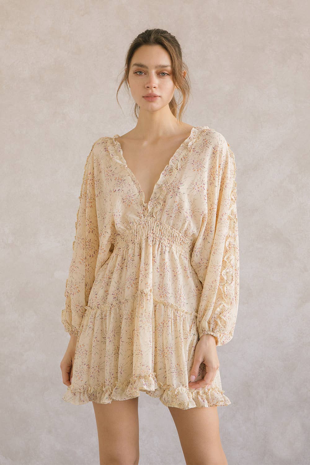 Cream Floral