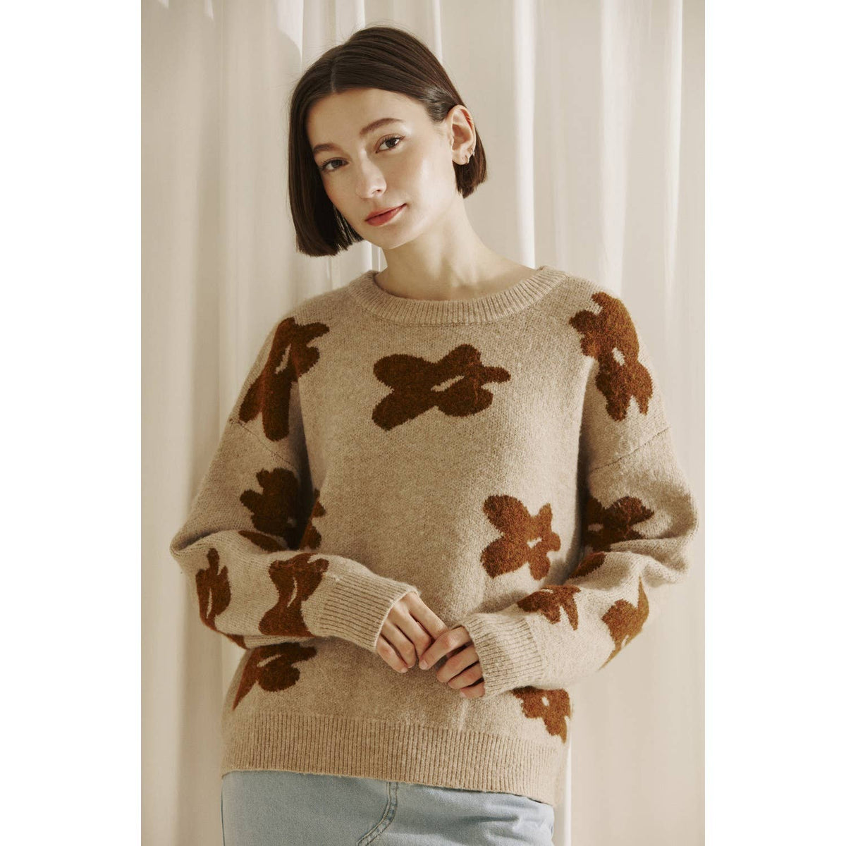 Beige/Brown Fl