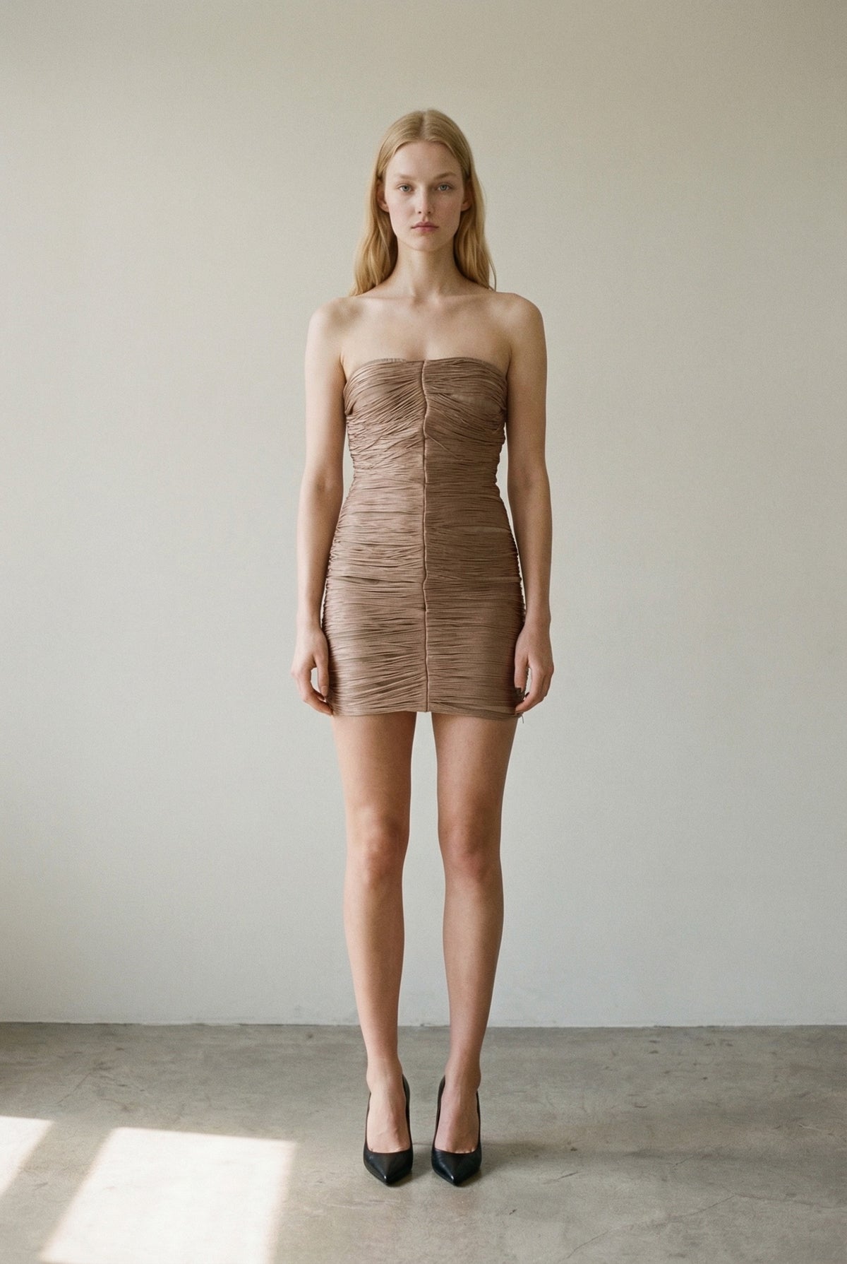 Fringe Tube Mini Dress